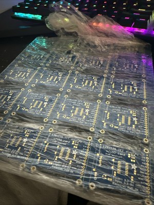 128x128 TFT Display PCB w/ microSD Slot   Adafruit Layout (Unpopulated)