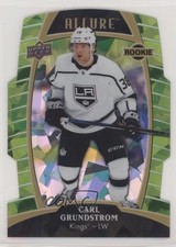 2019-20 Upper Deck Allure Rookies Green Quartz 29/99 Carl Grundstrom #73 u0h
