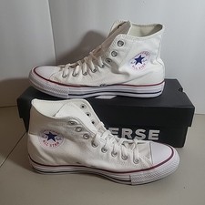 Converse Chuck Taylor All Star High Top Sneakers Optical White US W 7 M9
