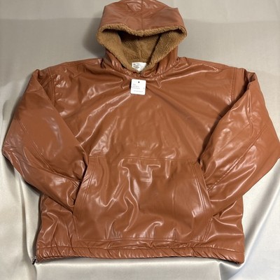 EPTM The Perfect Example Hooded Pullover Sweatshirt Fleece Leather - Large