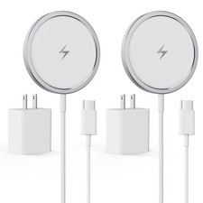 2025 Magnetic Wireless Charger Fast Apple Mag-Safe Charger for iPhone 16 Pro ...
