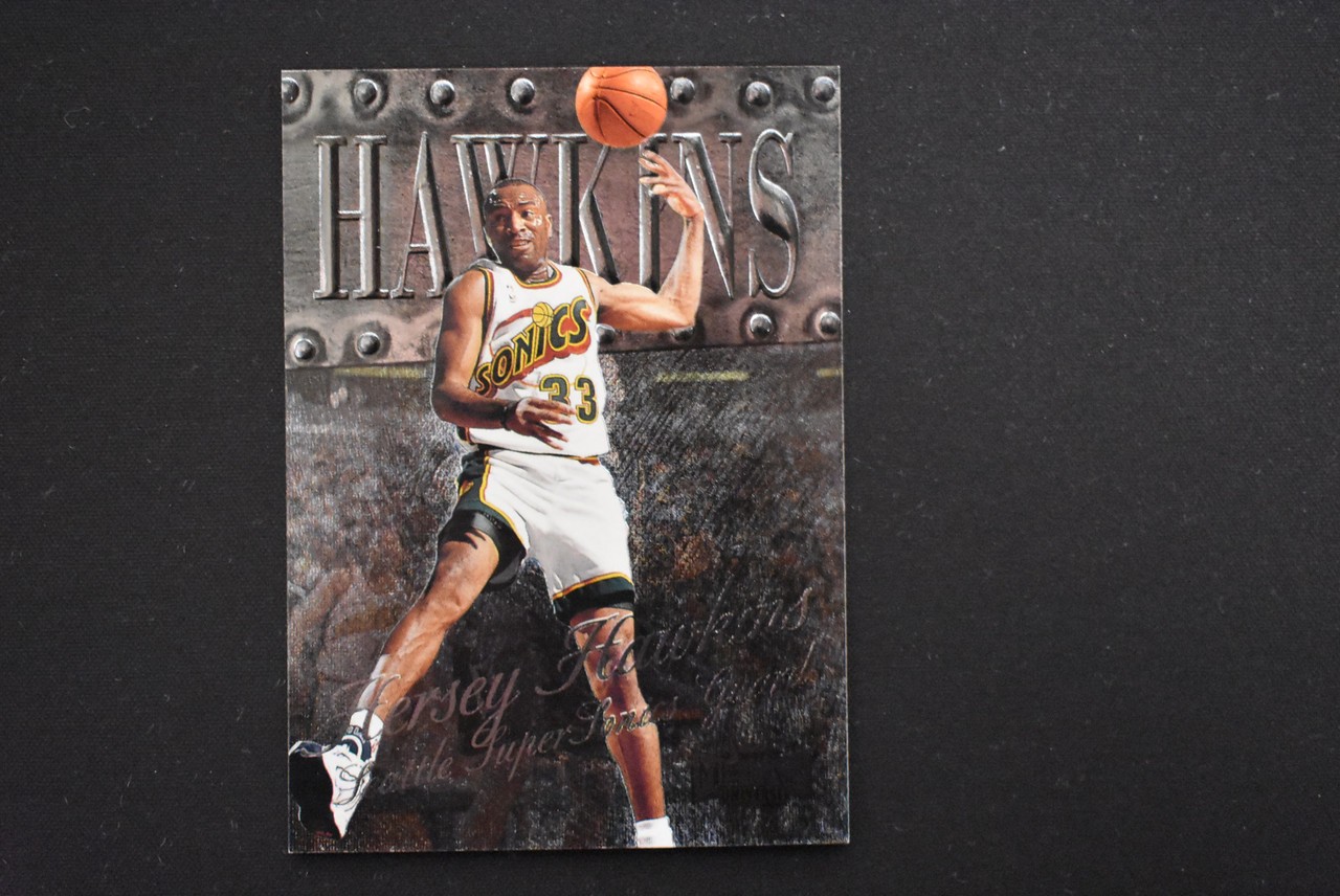 1998-99 SkyBox Metal Universe Hersey Hawkins #93 Seattle Super Sonics