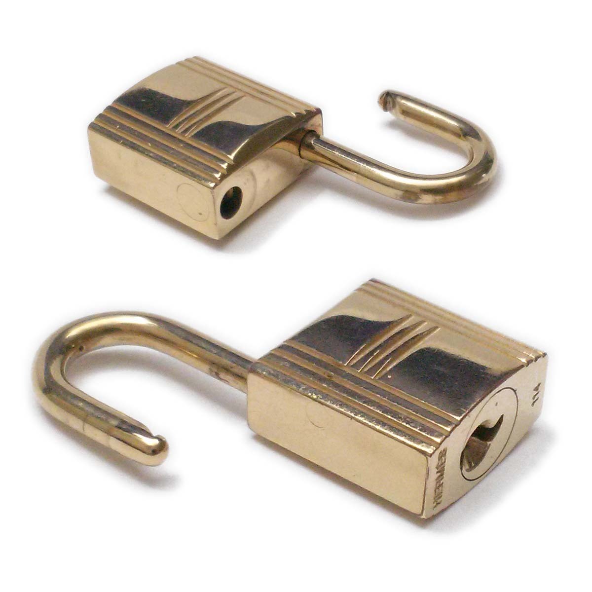 Hermes Rare Cadena Lock Key Clochette Set Gold Luxury Accessory