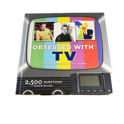 Obsessed With TV Trivia Book 2500 Questions Electronic Game David Hofstede 2009