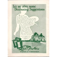 The Lowe Brothers Company Paints & Varnishes 1929 Magazine Clipping SI11