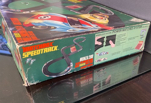 Vtg 1977 Lesney Matchbox Speedtrack MONZA 200 Lighted Slot Cars ~ Complete RARE - Picture 6 of 22