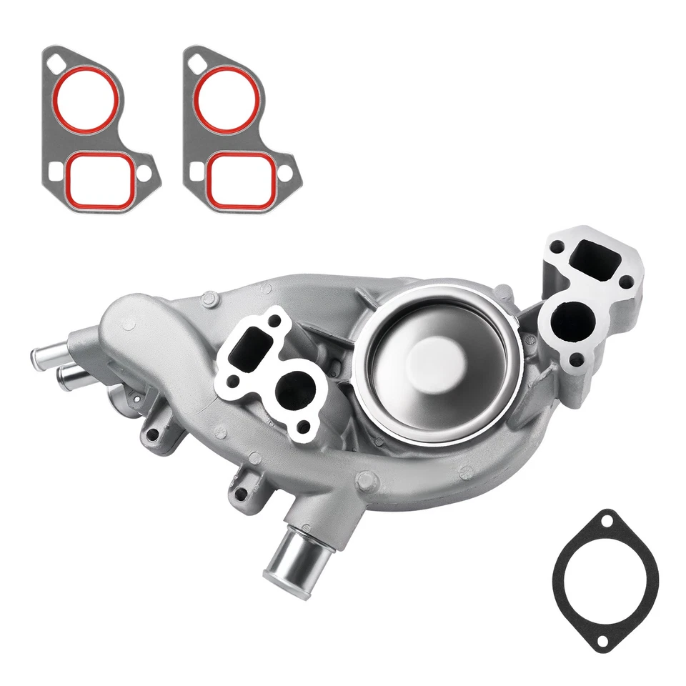 Water Pump w/ Thermostat fits 2007-2016 Chevrolet GMC Vortec 4.8L 5.3L 6.0L 6.2L - Image 3 of 4