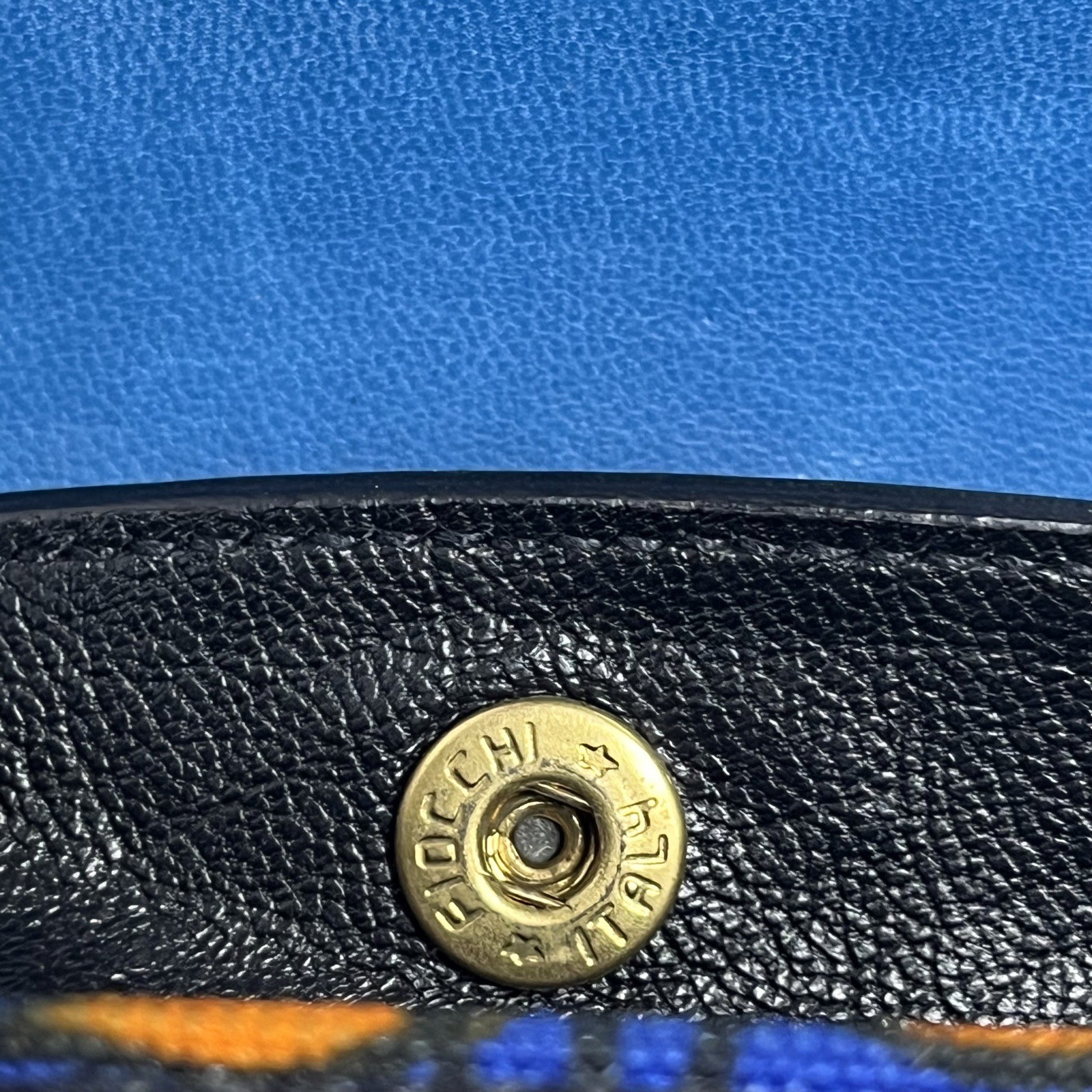 PRADA Printed Canvas Handbag Pattern Calfskin P20… - image 20