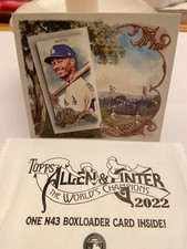 2022 Topps Allen & Ginter - Mookie Betts - N43 Box Topper - RARE MVP HOF Dodgers
