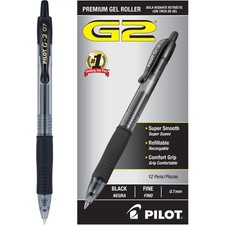 G2 Pens Premium Refillable and Retractable Rolling Ball Gel Pens Fine Point