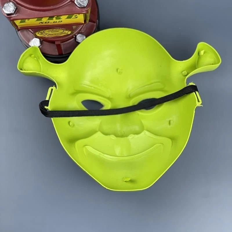 Shrek Mask, Green Full Face Cartoon Mask for Halloween Party - Image 4 of 4