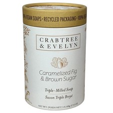 Crabtree  Evelyn Caramelized Fig  Brown Sugar Soap Vegan