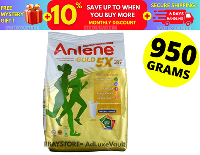 950G ANLENE GOLD 5X Milk Powder for Adult 45+ Stronger Bones