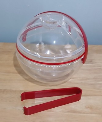 Vintage Retro Guzzini Eiskübel mit Zange - Happy Hour Stella - Italien