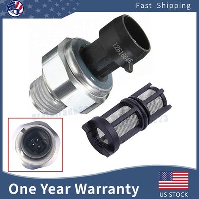 New Engine Oil Pressure Sensor w/ Filter for Silverado 1500 4.8L 5.3L 6.0L 03-08