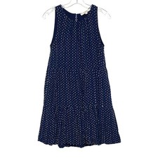 Loft Clip Tiered Dress Womens S Flowy Summer Colorful Peasant Beach Coastal Boho