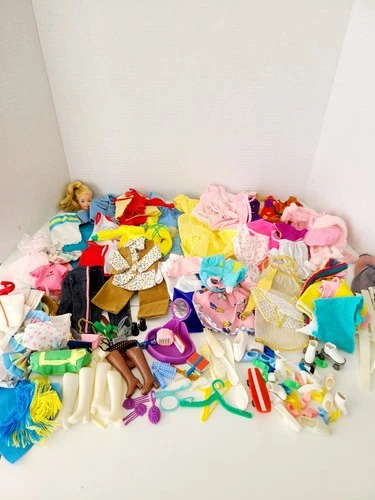 Huge Vintage Barbie Ken Skipper Barbie Clone Lot Clothing Accessories 1970s 80s