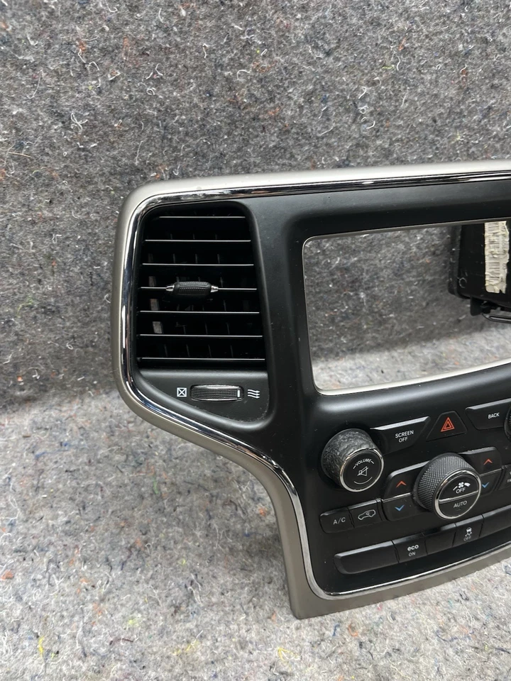 2014 2015 Jeep Grand Cherokee Radio Module Bezel Surround Mopar 56054379AF OEM - Image 2 of 4