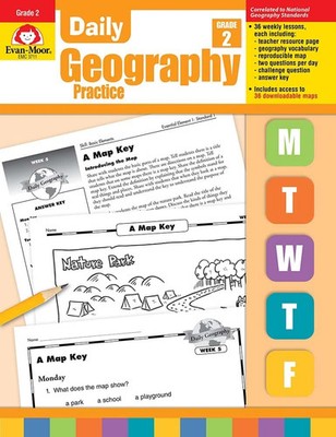 Evan-Moor Daily Geography Practice Grade 2 Übungsbuch Englisch Taschenbuch