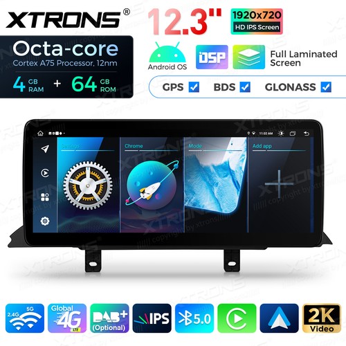 for BMW 3 Series NBT F30 F31 Android 14 64G Car Stereo 12.3 GPS CarPlay Retrofit - Picture 5 of 20