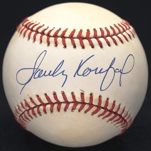 Sandy Koufax Signed Official National League Baseball JSA LOA Graded MINT 9!