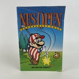 🔥NES Open Tournament Golf (Nintendo NES, 1985) &iexcl;Cartucho y Manual PROBADO!🔥