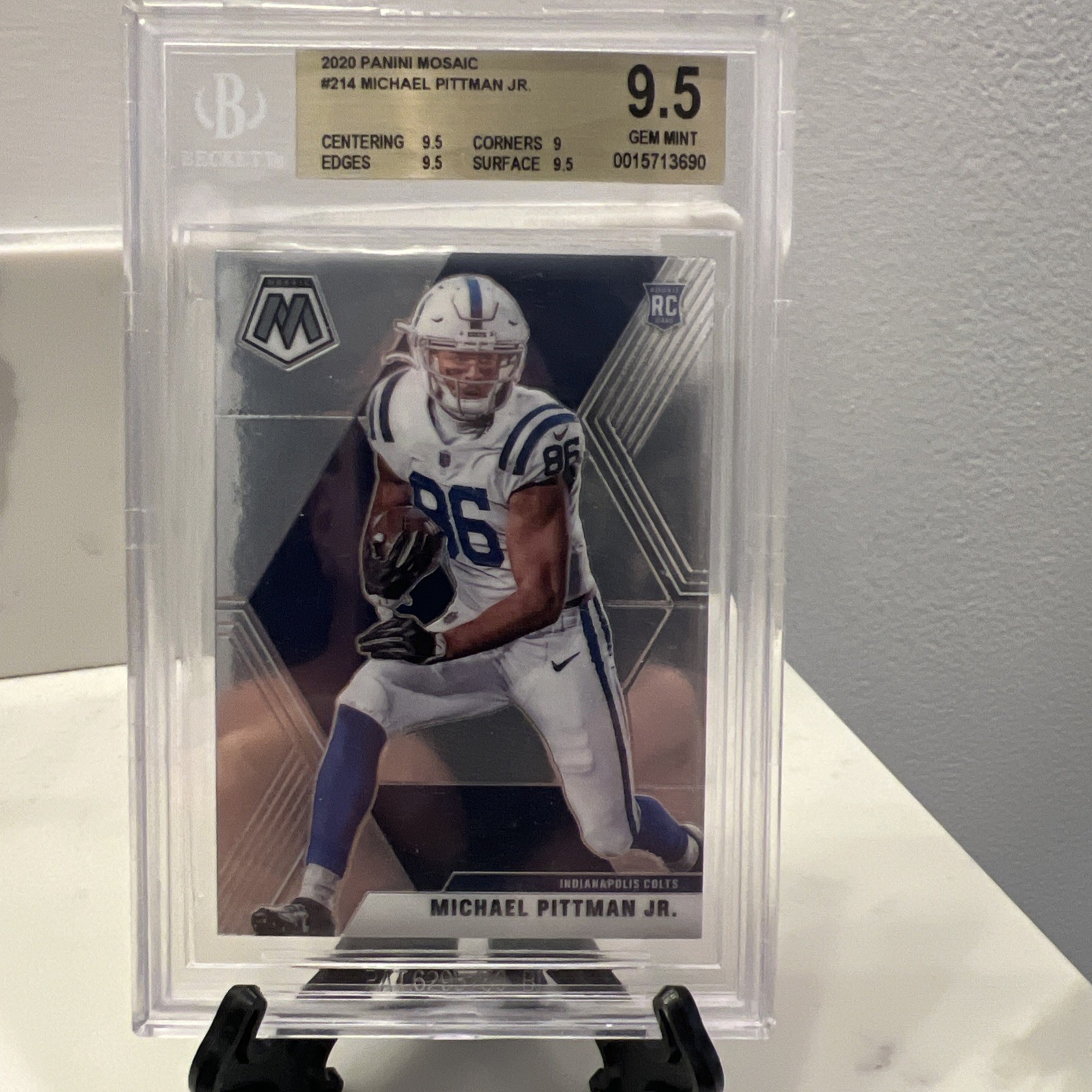 2020 Mosaic Michael Pittman Jr. RC Rookie #214 Colts