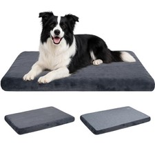 EMPSIGN Stylish Dog Bed Mat Dog Crate Pad Mattress Reversible Cool Warm, Wa...