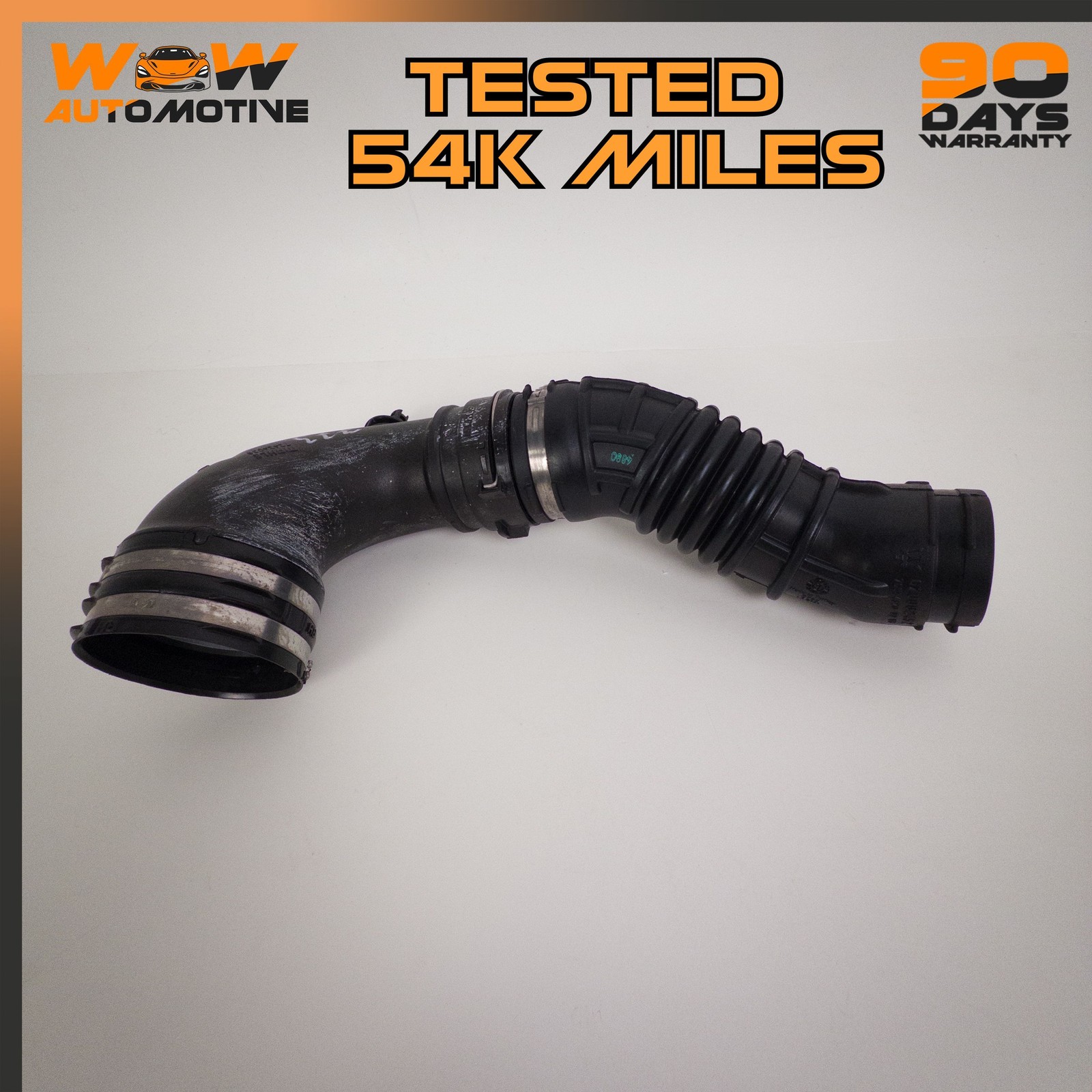 13-19 MASERATI GHIBLI QUATTROPORTE ENGINE LEFT AIR INTAKE DUCT PIPE HOSE SET OEM