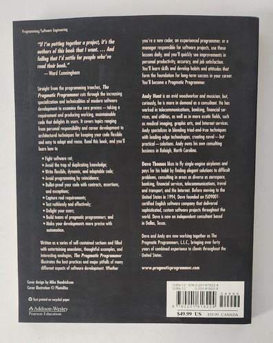 The Pragmatic Programmer : From Journeyman to Master by David Thomas and Andrew - Bild 2 von 5