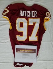 #97 Jason Hatcher of Redskins NFL Game-Worn & Unwashed vs. Buccs WCOA 14029