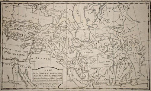KARTE PARTHIEN PERSIEN Armenien Babylonien Iran GEOGRAPHIE Weltgeschichte 1780 - Bild 1 von 3