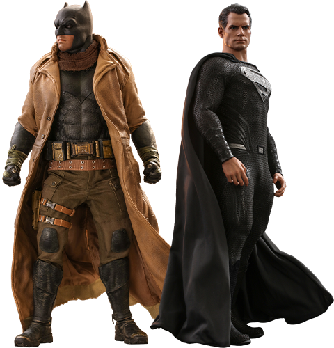 Zack Snyder Knightmare Batman Superman action figure Hot Toys Sideshow TMS038 - Photo 1/4