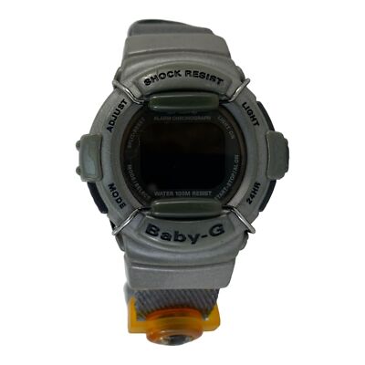 Vintage Casio Baby-G Wristwatch Stainless Steel BG-325 1578