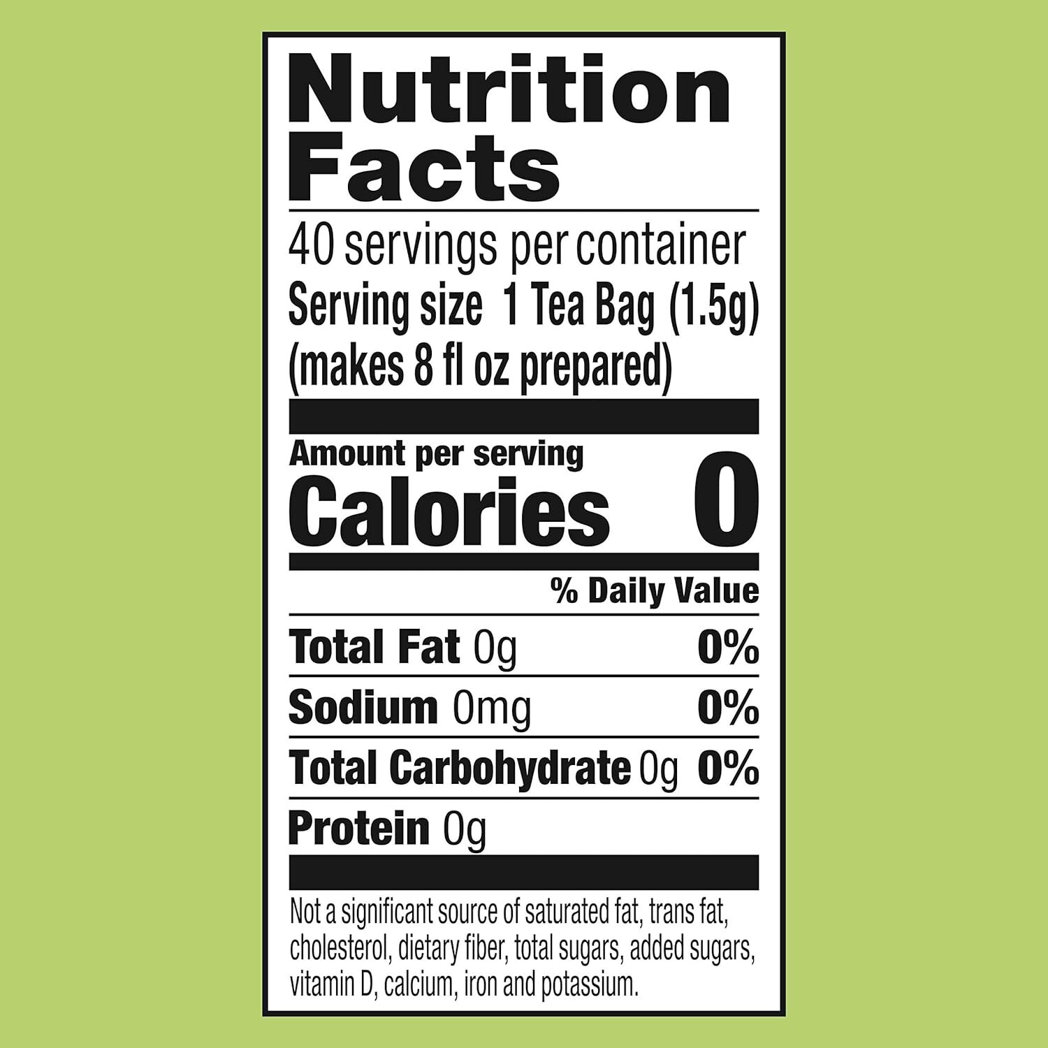 Lipton Green Tea, Tea Bags 40 Count Box Free Fast Shipping