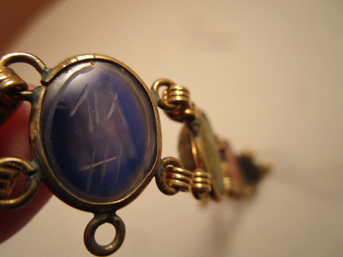 Vintage Burt Cassell 1/20 12K Gold Filled Scarab Bracelet - Picture 12 of 14