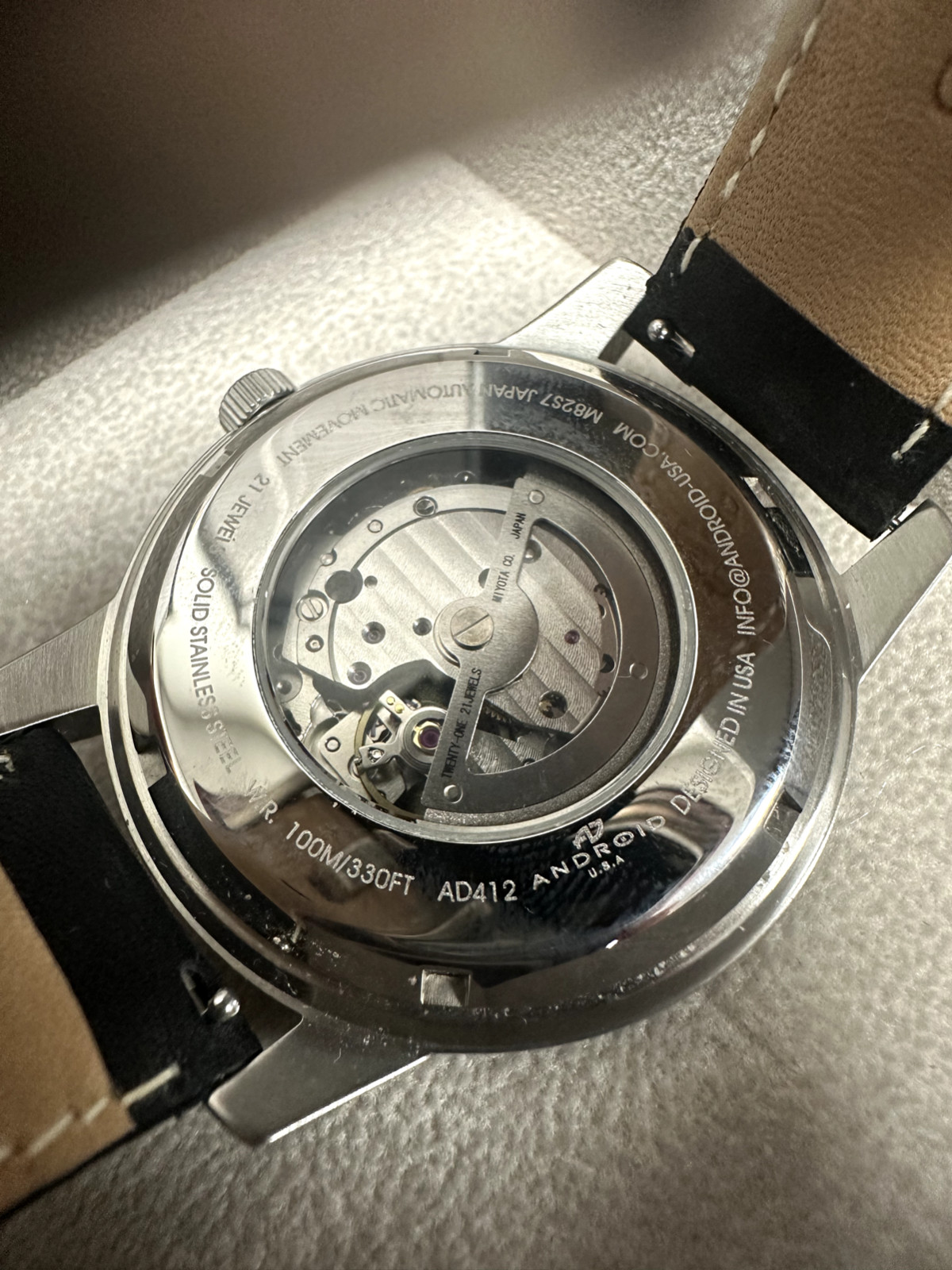 Men's Stunning Android Skeleton Automatic Watch W… - image 4