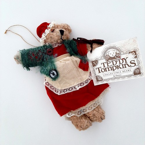 NWT Bundle 2 Teddy Tompkins Collectible Bears c.1997, Mr. & Mrs. Claus Christmas - Picture 4 of 7