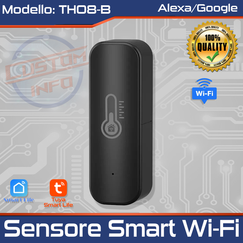 Tuya Sensore Termometro Con Igrometro, Wifi/BT Sensore Di Temperatura E Umidità - Imagen 30 de 30