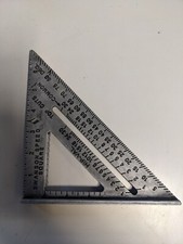 Vintage Aluminum Swanson Tool Co Frankfort IL Speed Square 1987 Made In USA