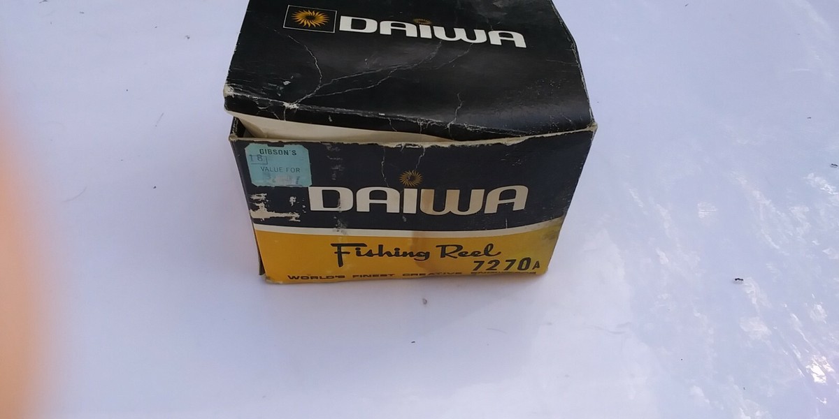 Vintage 70's Daiwa 7270A Fishing Reel w Box | eBay