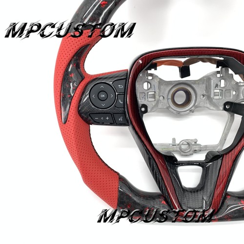 Carbon Fiber Steering Wheel fit For Corolla Hatchback RAV4 without US Version - Picture 3 of 8