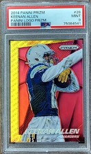 2014 SP KEENAN ALLEN Panini LOGO Prizm Red Yellow PSA 9 POP 1 (None Higher) #28 