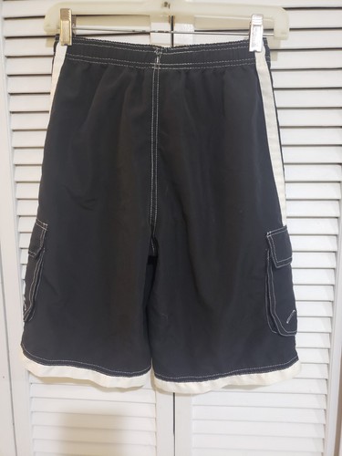 NBN Gear boys Swim Trunks Size Large (14/16) Stripes A44 - Picture 4 of 9