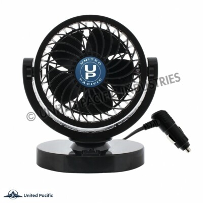 mini cooling fan turbo 12 volt 360 truck cigarette lighter plug universal 40847