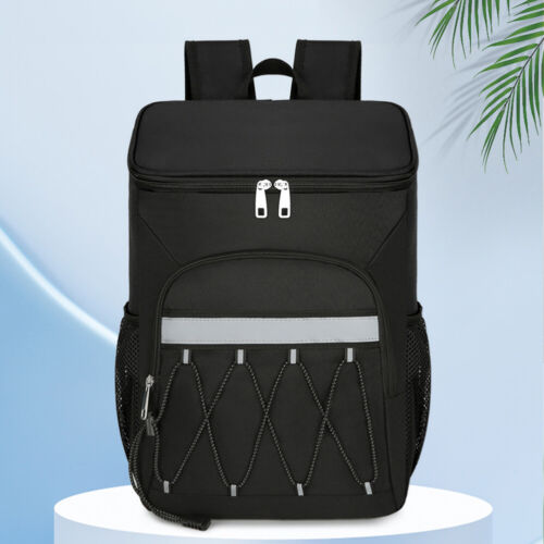 Thermo-Lunch-Rucksack, auslaufsicher, isolierte Picknick-Kühltasche, reflektiere - Bild 15 von 15