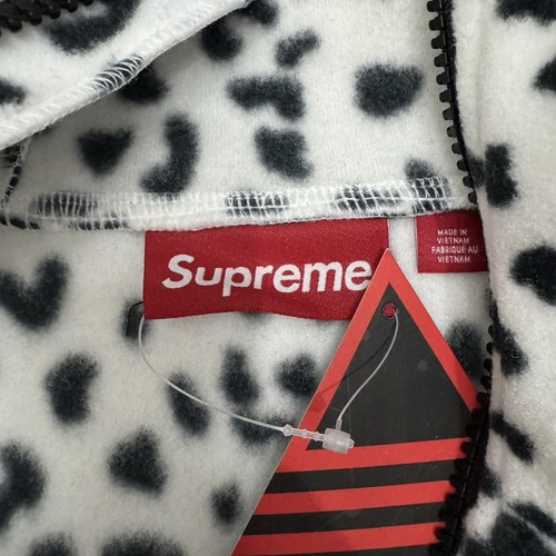Supreme Polartec Facemask Half Zip Hooded Sweatshirt Size XL - Picture 5 of 9