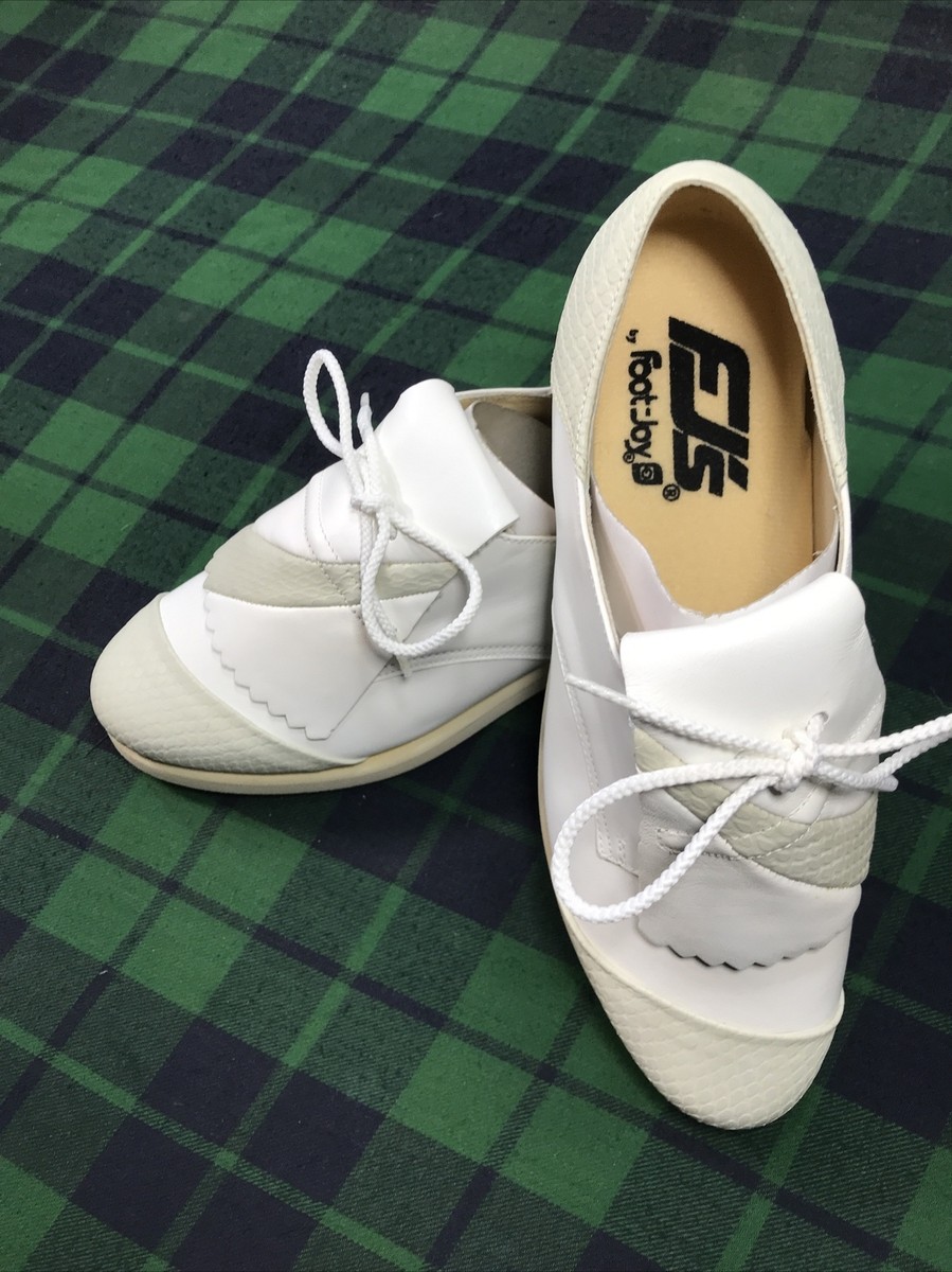Foot Joy FJ's Ladies Spiked Golf Shoe Vintage 93393 Leather