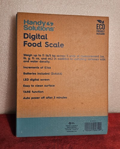 Handy Solutions Food Scale Weighs Up to 11 Pounds in Increments of 0.1 ozs - Picture 2 of 3