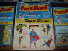 VINTAGE WONDER WOMAN SUPER HEROES PRESTO MAGIX SET DC RARE MARVEL AVENGERS 1979
